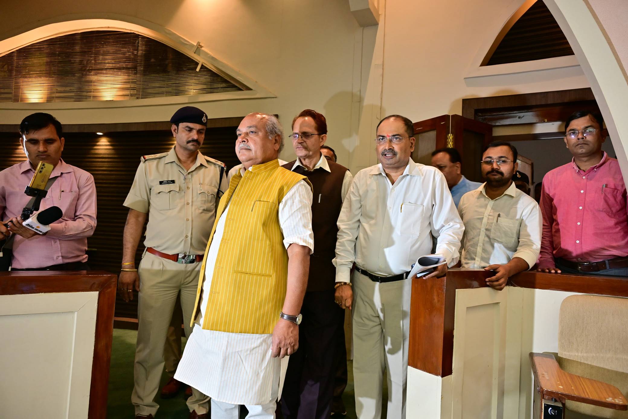 विधानसभा अध्यक्ष नरेन्द्र सिंह तोमर ने देखी सत्र की तैयारियां